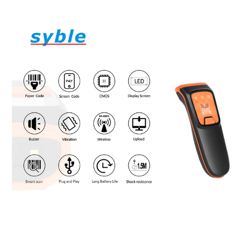 Syble XB-M80 2D Portable Bluetooth Barcode Scanner - Image 4